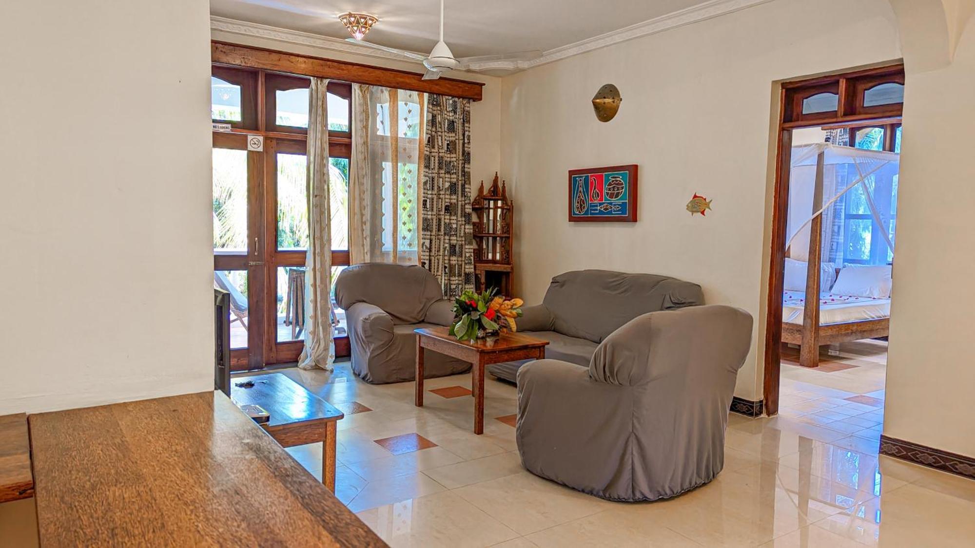 Mnarani Beach Cottages Нунгви Экстерьер фото